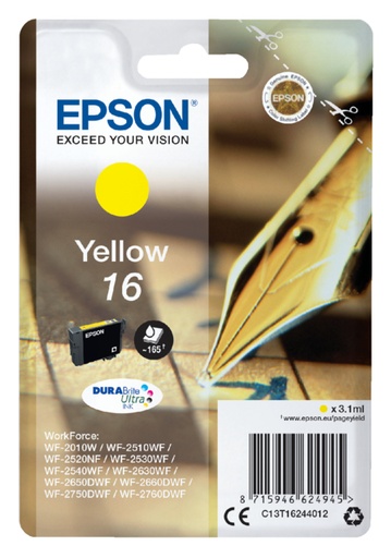 [402503] Cartouche d’encre Epson 16 T1624 jaune