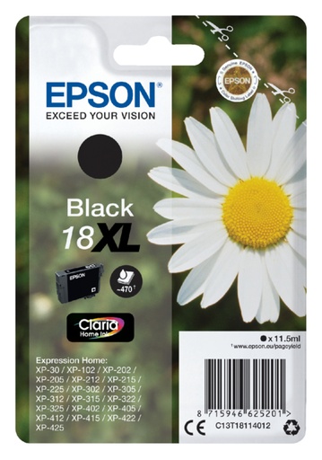 [402515] Cartouche d’encre Epson 18XL T1811 noir