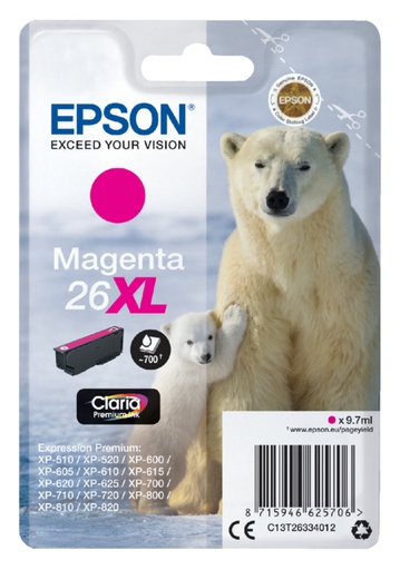 [402528] Inktcartridge Epson 26XL T2633 rood