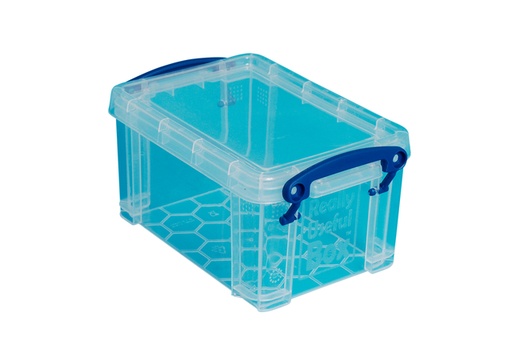 [1400250] Boîte de rangement Really Useful 0,7 litre 155x100x80mm transparent blanc