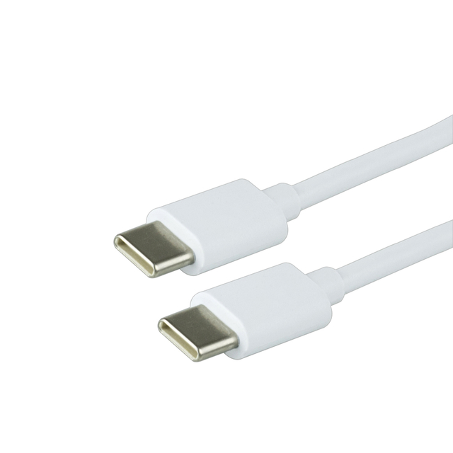 Câble Green mouse USB C-C 2.0 1 mètre blanc