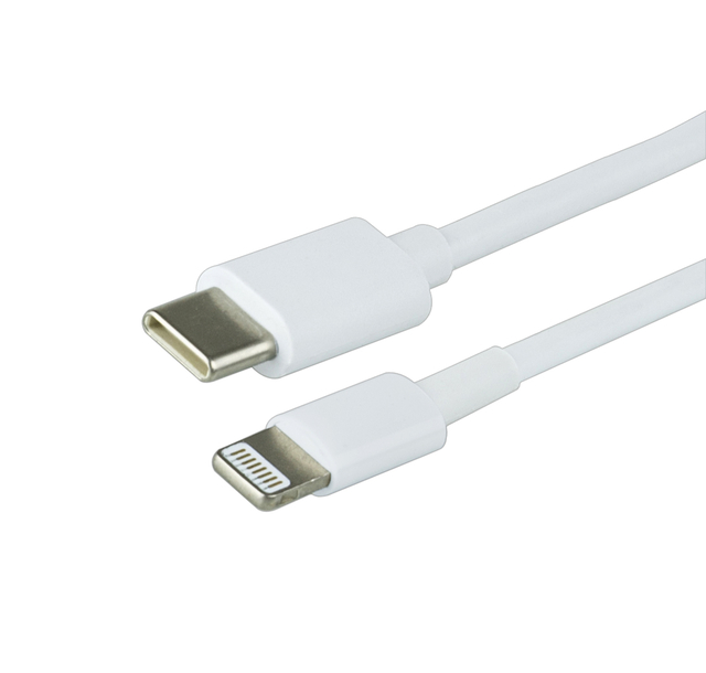 Câble Green Mouse USB Lightning-C 1 mètre blanc
