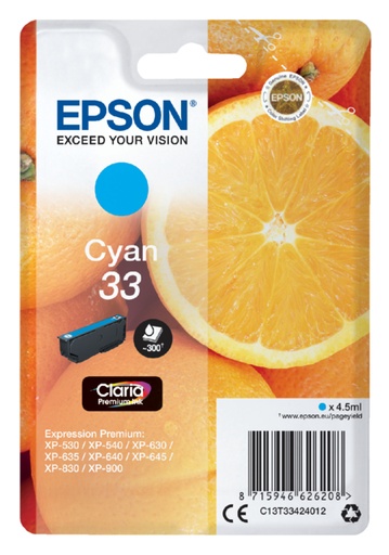 [402550] Inktcartridge Epson 33 T3341 blauw