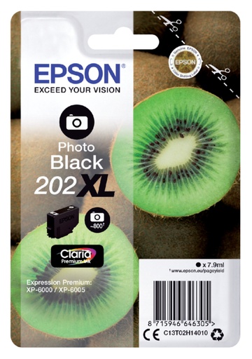 [402658] Inktcartridge Epson 202XL T02H14 foto zwart