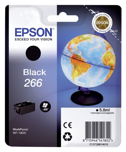 [404691] Inktcartridge Epson 266 T2661 zwart