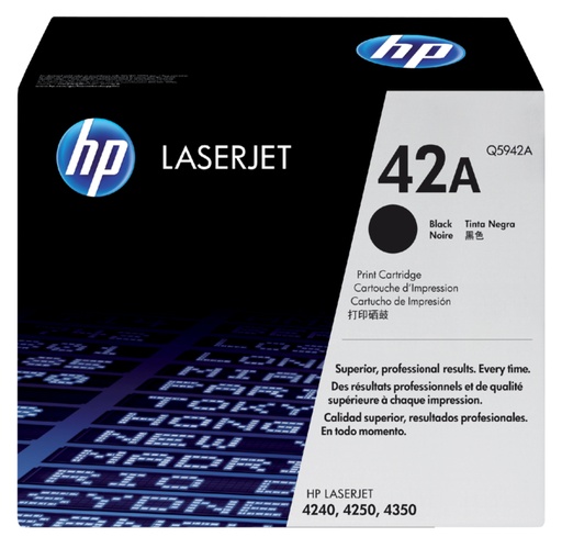 [412448] Cartouche toner HP Q5942A 42A noir