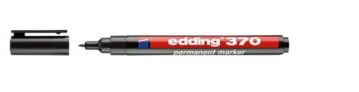 [1401054] Viltstift edding 370 rond 1mm zwart