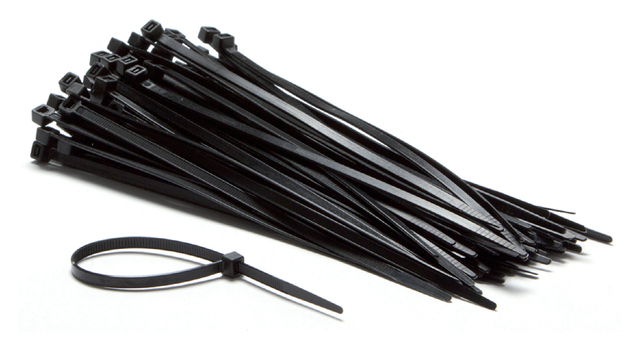 Serre-câbles IEZZY nylon 4,8x200mm Ø49,5mm noir