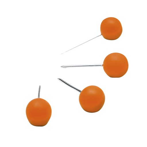 [1401565] Epingles pour tableau d'affichage Nobo Orange 100 pièces