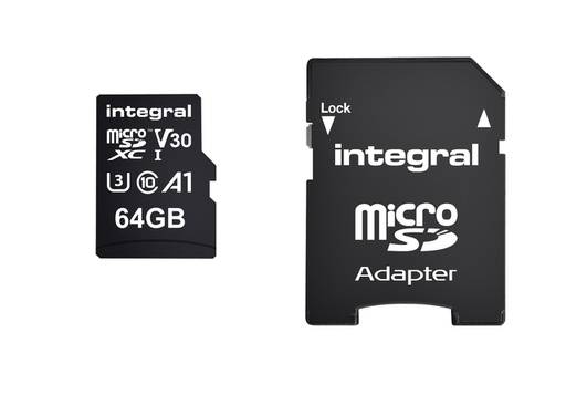 [1402309] Carte mémoire Integral Micro SDXC 64Go