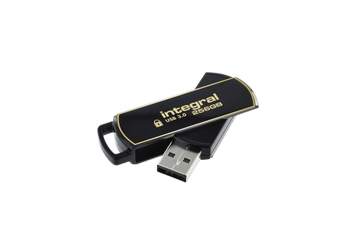 [1402316] Clé USB Integral 3.0 Secure 360 256Go noir