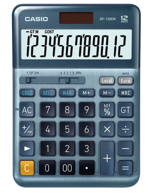 Calculatrice Casio DF-120EM
