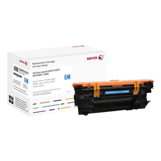 [1403828] Tonercartridge Xerox alternatief tbv HP CF451A 655A blauw