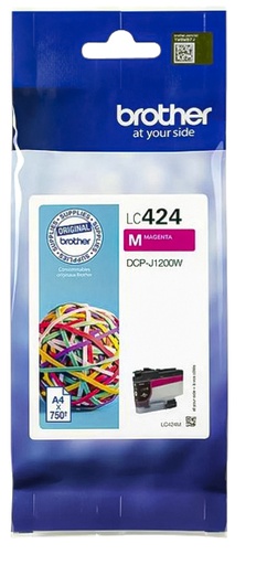 [1403473] Inktcartridge Brother LC-424M rood