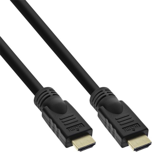 Câble inLine HDMI Ethernet 4K Mâle/Mâle 2m noir