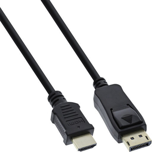 [1404388] Kabel inLine Displayport HDMI 4K M/M 2 meter zwart