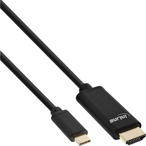 [1404392] Câble inLine USB-C HDMI 3.1 2.0 4K Mâle/Mâle 2m noir