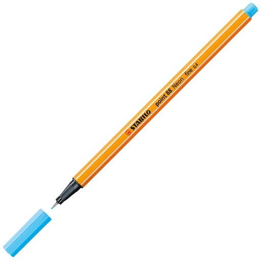 [1405426] Fineliner STABILO Point 88 /024 Fin bleu fluo