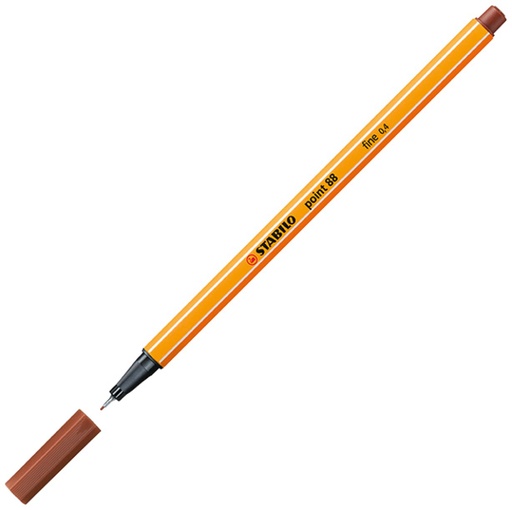 [1405437] Fineliner STABILO point 88/38 Fin rouge sanguin