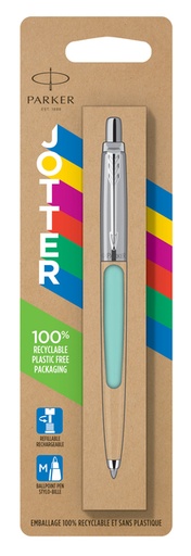 [1398829] Stylo bille Parker Jotter Originals Pastel menthe CT Medium