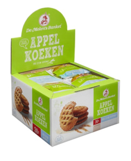 [1398759] Biscuits aux pommes De Molen 30x 50g