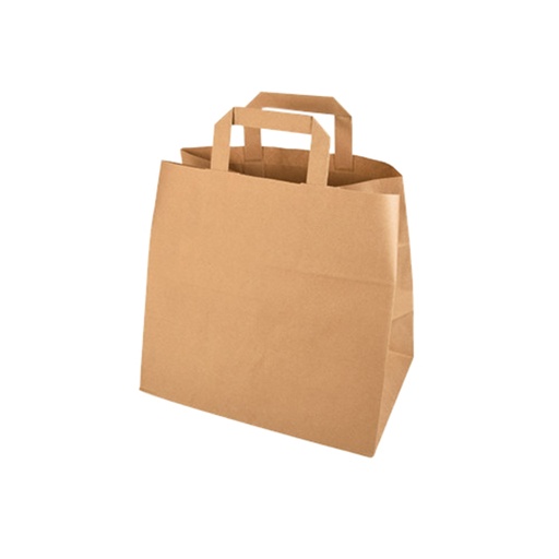 [1404187] Tas IEZZY kraft papier 26x17x25cm (bxdxh) bruin 250 stuks