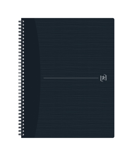 [1404273] Cahier spirale Oxford Origin A4 + carreau 5mm 140 pages 80g noir