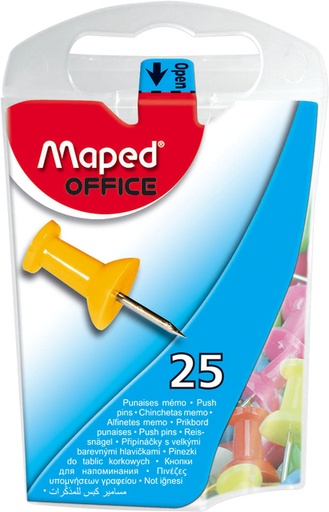 [1398859] Epingles Push pins Maped couleur 25 pièces