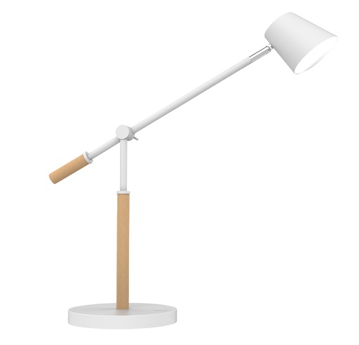 [1404810] Bureaulamp Unilux Vicky led hout wit