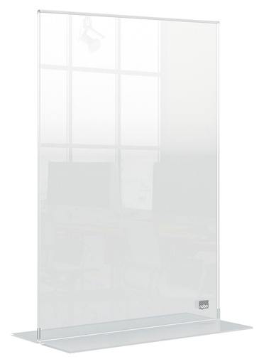 [1406326] Porte-affiche Nobo Premium Plus A4 acrylique autoportant