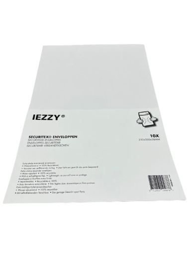 [1405066] Enveloppe Securitex IEZZY 250x350x38mm 10 pièces