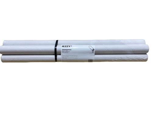 [1405059] Tube d'expédition IEZZY A0 870x50mm blanc inclus embouts 5 pièces