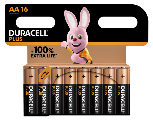 Pile Duracell Plus 16x AA