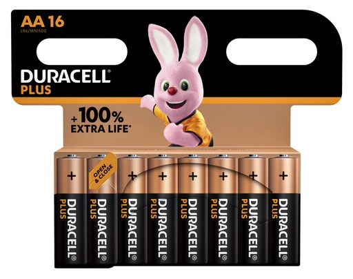 [1407545] Batterij Duracell Plus 16xAA