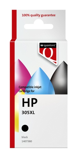 [1407380] Inktcartridge Quantore alternatief tbv HP 305XL zwart