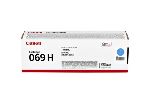 [1407540] Cartouche toner Canon 069H bleu