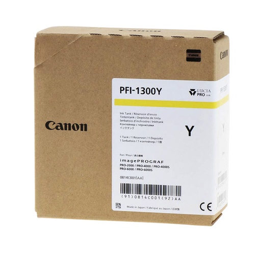 [1418960] Inktcartridge Canon PFI-1300 geel