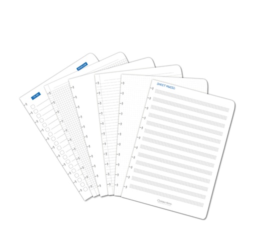 [1421064] Set d'extension Correctbook A4 mix 5 feuilles