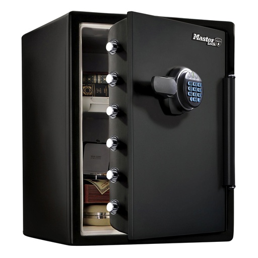 [1420012] Coffre-fort Master Lock ignifuge et étanche serrure combinaison électronique XXL noir