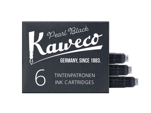 [1421225] Inktpatroon Kaweco zwart doosje à 6 stuks