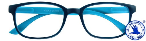 [783421] Lunettes de lecture I Need You +1.00 dpt Relax bleu-bleu clair