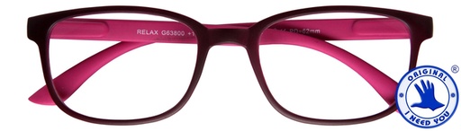 [783420] Lunettes de lecture I Need You +3.00 dpt Relax rouge-rose