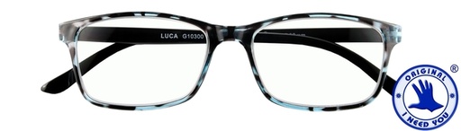 [1420994] Lunettes de lecture I Need You +3.00 dpt Luca bleu