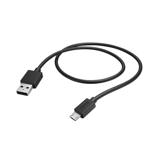 [1420377] Kabel Hama USB-A - micro-USB 2.0 1 meter zwart