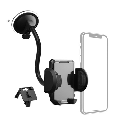 [1420385] Support smartphone Hama 2-en-1 pour voiture