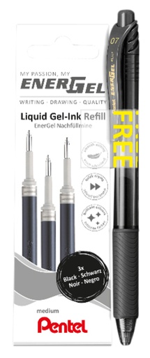 [1420478] Recharge stylo gel Pentel Energel LR7 noir