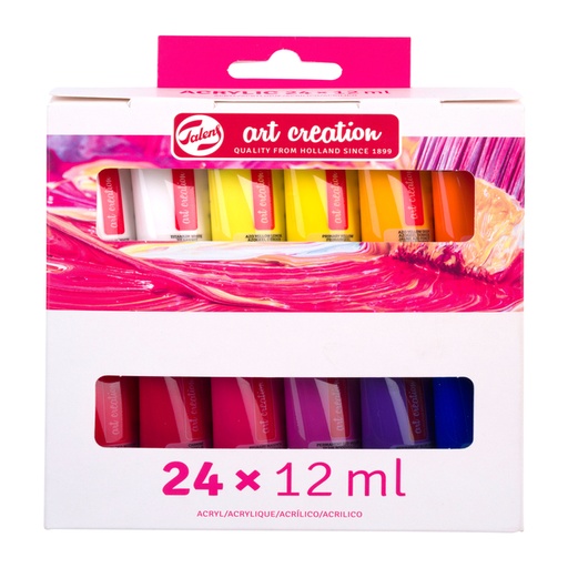 [1420267] Acrylverf Talens Art Creation 12ml set à 24 kleuren