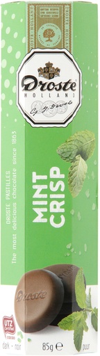 [1421278] Chocolade Droste pastilles puur mint crisp 85gr