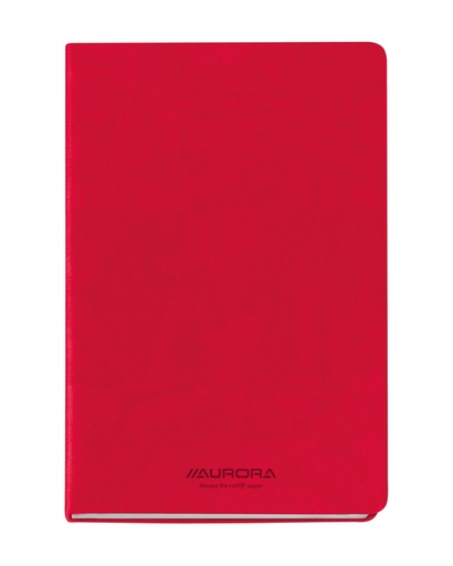 [1407582] Carnet de notes Aurora Capri A5 192 pages ligné 80g rouge