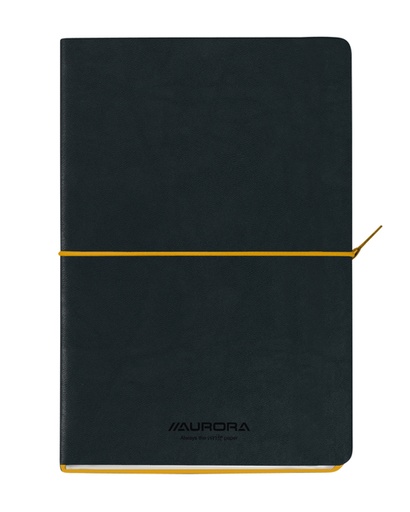 [1407592] Carnet de notes Aurora Tesoro A5 192 pages ligné 80g jaune